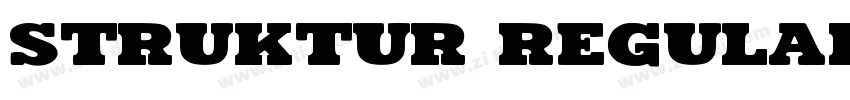 Struktur Regular字体转换